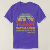 Waymaker Mirakel Worker Promise Keeper Christelijk T-shirt (Design voorkant)