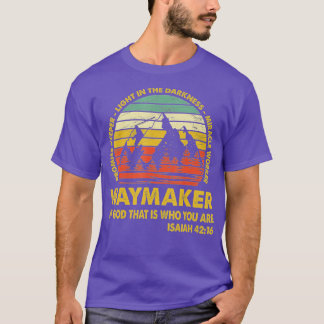 Waymaker Mirakel Worker Promise Keeper Christelijk T-shirt