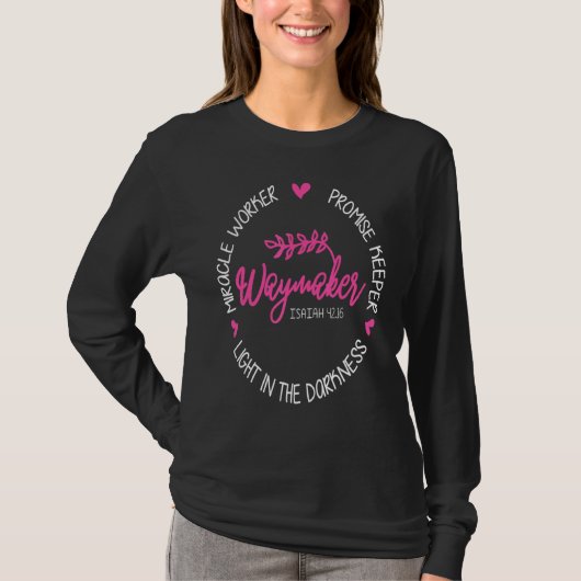 Waymaker Mirakel Worker Promise Keeper Isaiah 4216 T-shirt (Voorkant)