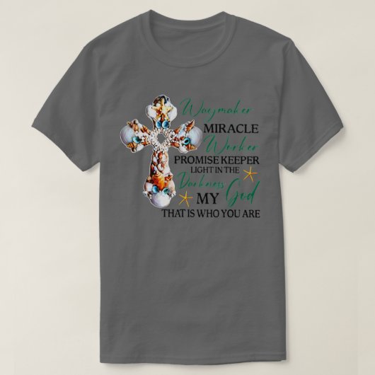 Waymaker Mirakel Worker Promise Keeper Seashells C T-shirt (Design voorkant)