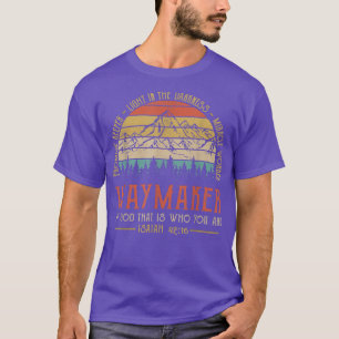 Waymaker Mirakelwerker Beleistof Christelijk T-shirt
