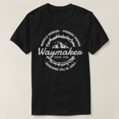 Waymaker Mirakelwerker Beloofd Houder Jezus Chris T-shirt (Design voorkant)