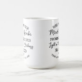 Waymaker, mirakelwerker - Zwarte afdruk Koffiemok (Center)