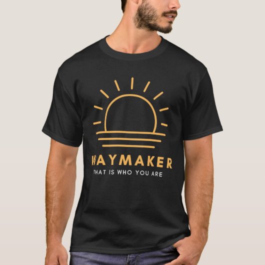 Waymaker Modern Christelijk T-shirt (Voorkant)