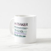 Waymaker mug koffiemok (Voorkant links)