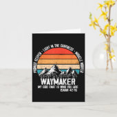 Waymaker My God That Who You Are Isaiah Bible Vers Kaart (Gele Bloem)