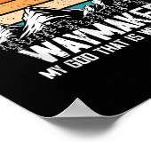 Waymaker My God That Who You Are Isaiah Bible Vers Poster (Hoek)