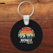 Waymaker My God That Who You Are Isaiah Bible Vers Sleutelhanger (Voorkant)