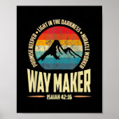 Waymaker Promise Keeper Mirakelwerker Poster (Voorkant)