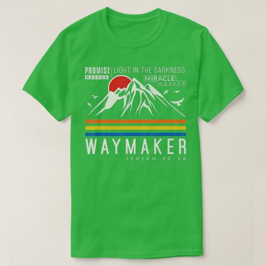  Waymaker Promise Keeper Mirakelwerker -  T-shirt (Design voorkant)