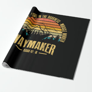 Waymaker Promise Keeper Miraker Worker Christelijk Cadeaupapier