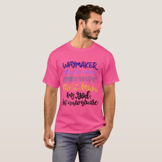 Waymaker T-shirt (Voorkant volledig)