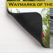 Waymarks voor de Camino de Santiago Mousepad Muismat (Hoek)