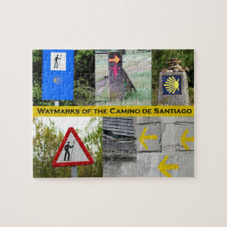 Waymarks voor de Camino Puzzle Legpuzzel