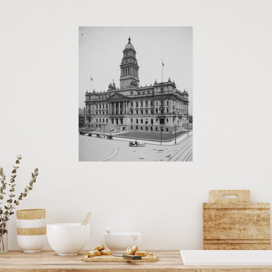 Wayne County Courthouse Poster (Keuken)