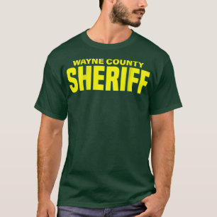 Wayne County Michigan Sheriff Deputies Uniform T-shirt