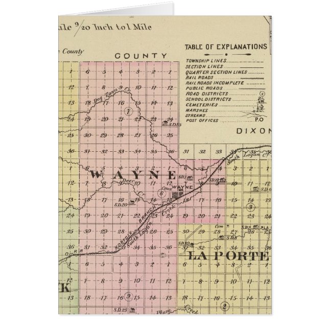 Wayne County, Nebraska (Voorkant)