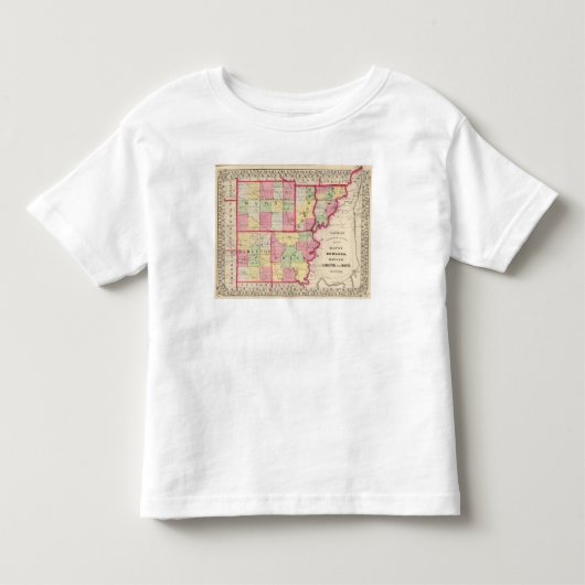 Wayne, Edwards, Wabash, Hamilton, White counties Kinder Shirts (Voorkant)