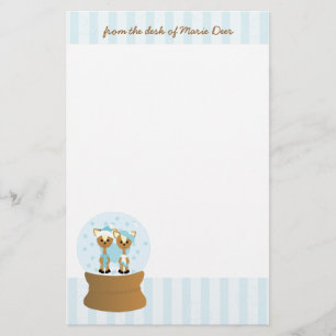 Wayne en Marie Deer Briefpapier