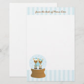 Wayne en Marie Deer Briefpapier (Voorkant / Achterkant)