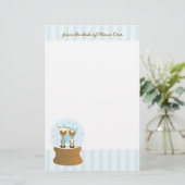 Wayne en Marie Deer Briefpapier (Staand voorkant)