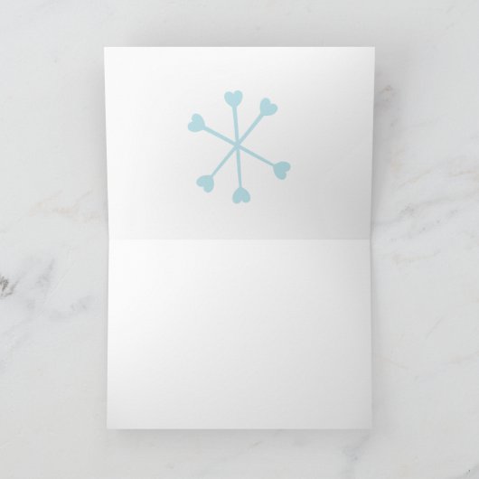 Wayne en Marie Deer Feestdagen Kaart (Binnen)