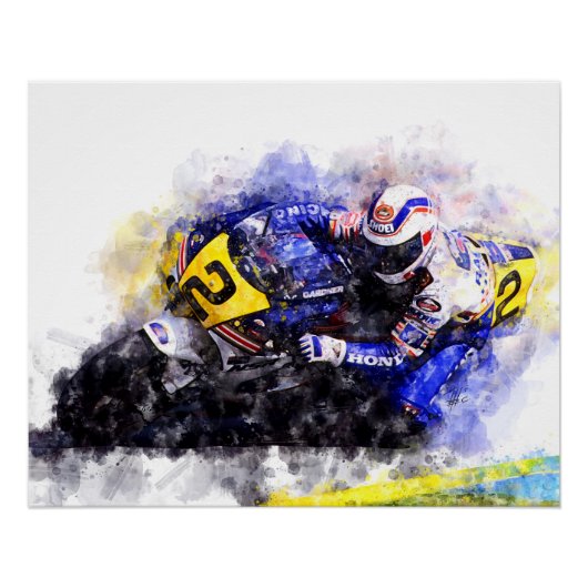 Wayne Gardner Perfect Poster (Voorkant)