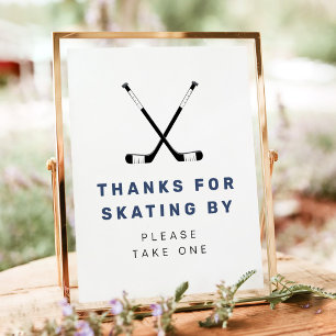 WAYNE Hockey Sport Thema Verjaardags Favorieten Poster