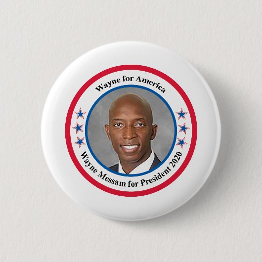 Wayne Messam Ronde Button 5,7 Cm (Voorkant)