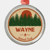 Wayne National Forest Metalen Ornament (Voorkant)