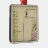 Wayne, Nebraska Metalen Ornament (Rechts)