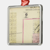 Wayne, Nebraska Metalen Ornament (Links)