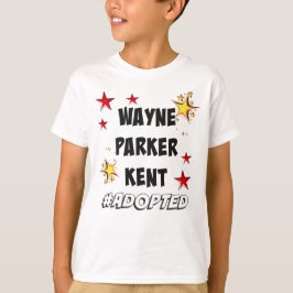 Wayne, Parker, Kent #Aangenomen Superheroes Adopti T-shirt