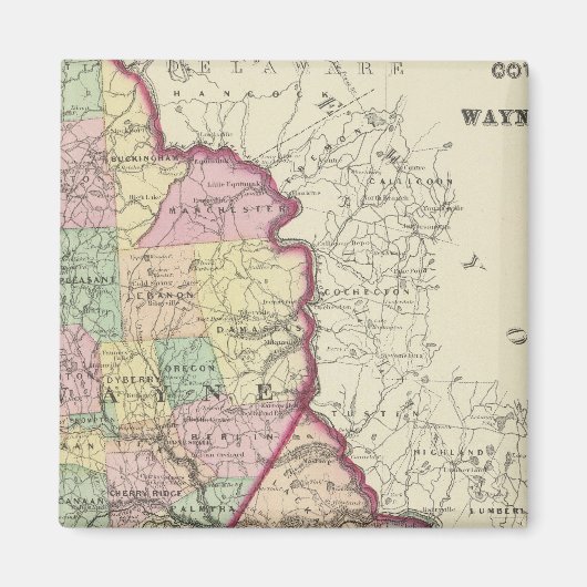 Wayne, provincie Pike Magneet (Voorkant)