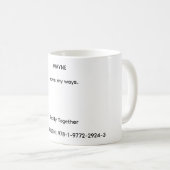 Wayne Quote in Finally Together Koffiemok (Voorkant rechts)