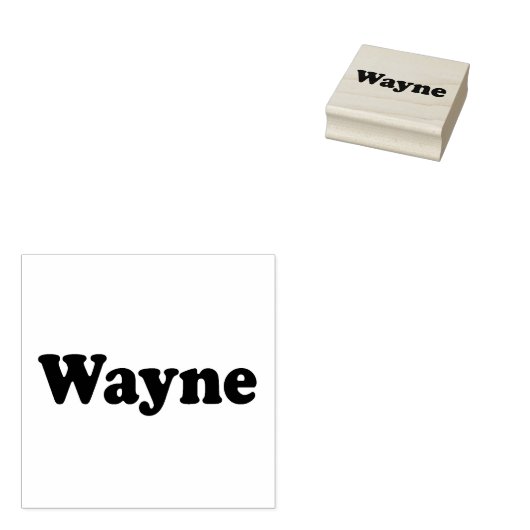 Wayne Rubberstempel (Gestempeld)