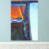 Wayne Thiebaud art Canvas Afdruk (Insitu (Houten vloer))