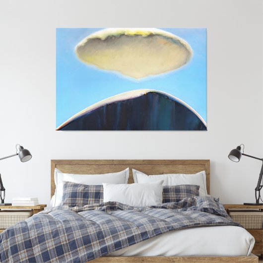 Wayne Thiebaud art Canvas Afdruk (Insitu (Slaapkamer))