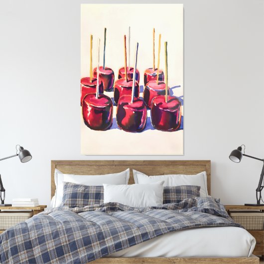 Wayne Thiebaud art Canvas Afdruk (Insitu (Slaapkamer))