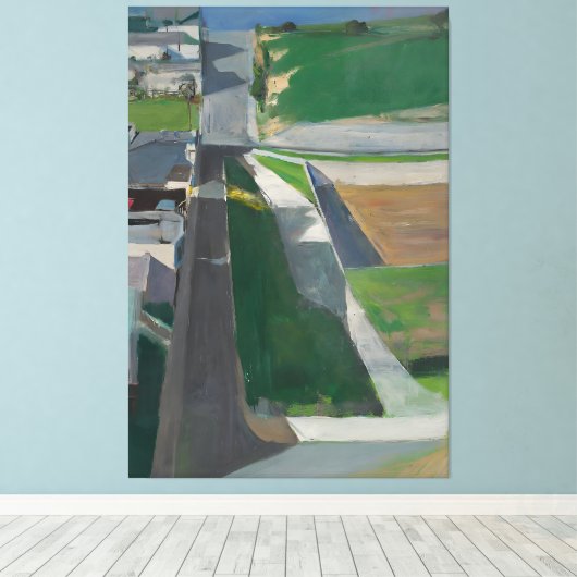 Wayne Thiebaud art Canvas Afdruk (Insitu (Houten vloer))