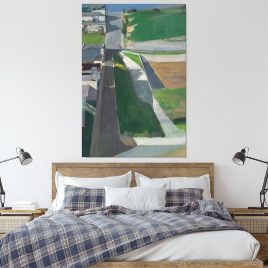 Wayne Thiebaud art Canvas Afdruk (Insitu (Slaapkamer))