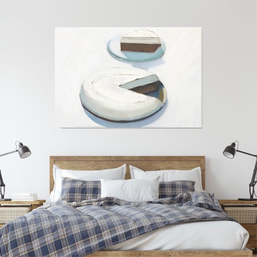 Wayne Thiebaud art Canvas Afdruk (Insitu (Slaapkamer))