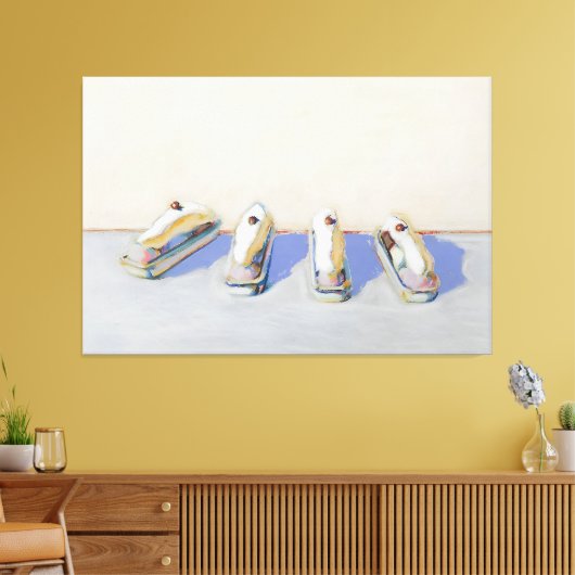 Wayne Thiebaud art Canvas Afdruk (Insitu (Woonkamer))