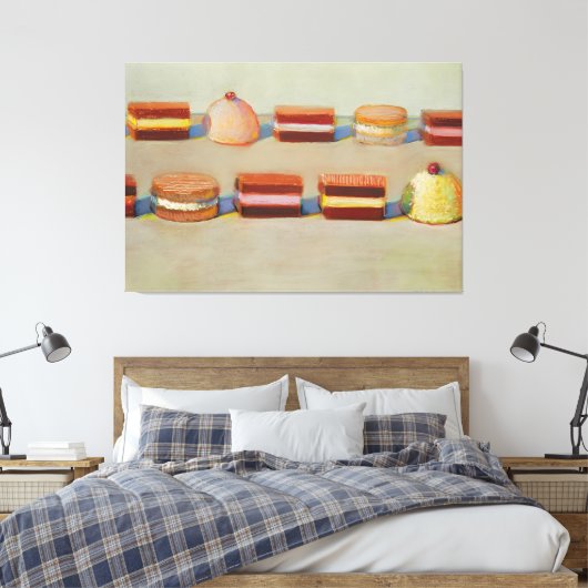 Wayne Thiebaud art Canvas Afdruk (Insitu (Slaapkamer))