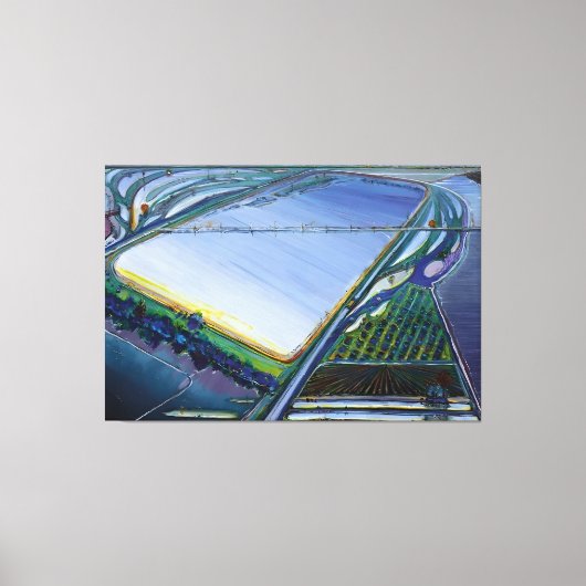 Wayne Thiebaud art painting Canvas Afdruk (Voorkant)