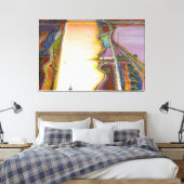 Wayne Thiebaud art painting Canvas Afdruk (Insitu (Slaapkamer))