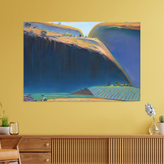 Wayne Thiebaud art painting Canvas Afdruk (Insitu (Woonkamer))