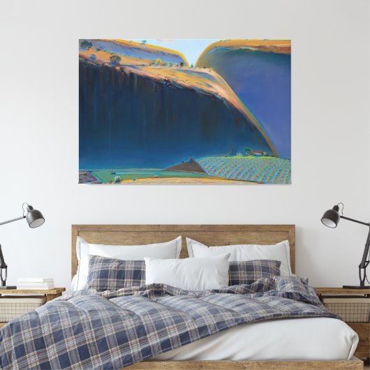 Wayne Thiebaud art painting Canvas Afdruk (Insitu (Slaapkamer))