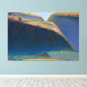 Wayne Thiebaud art painting Canvas Afdruk (Insitu (Houten vloer))