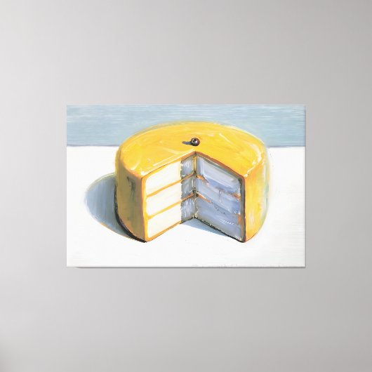 Wayne Thiebaud art style Canvas Afdruk (Voorkant)
